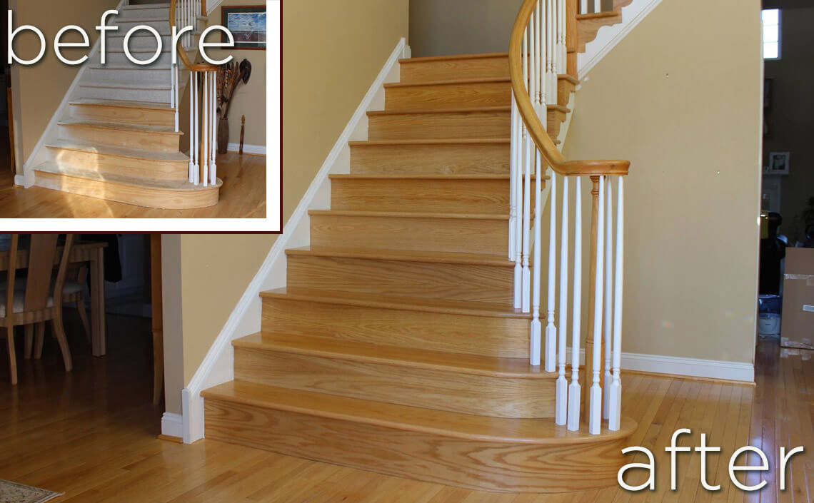 Before After Wood Flooring Home